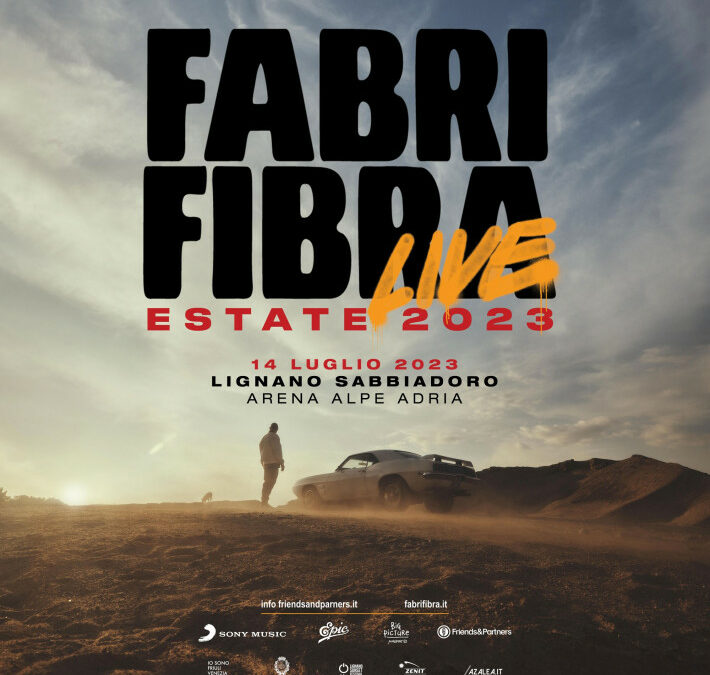 FABRI FIBRA - venerdì 14 luglio Arena Alpe Adria di Lignano Sabbiadoro