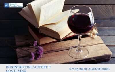 Incontri con l’autore e con il vino – Agosto 2026